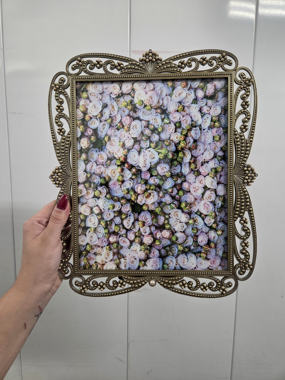 Ornate Antique Gold Photo Frame - Elegant Home Accent